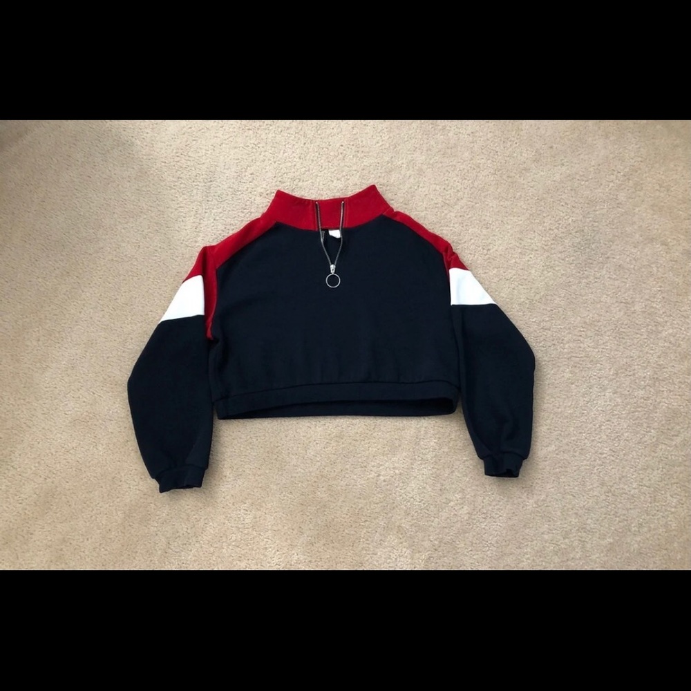 H&M Quarter Zip Sweater